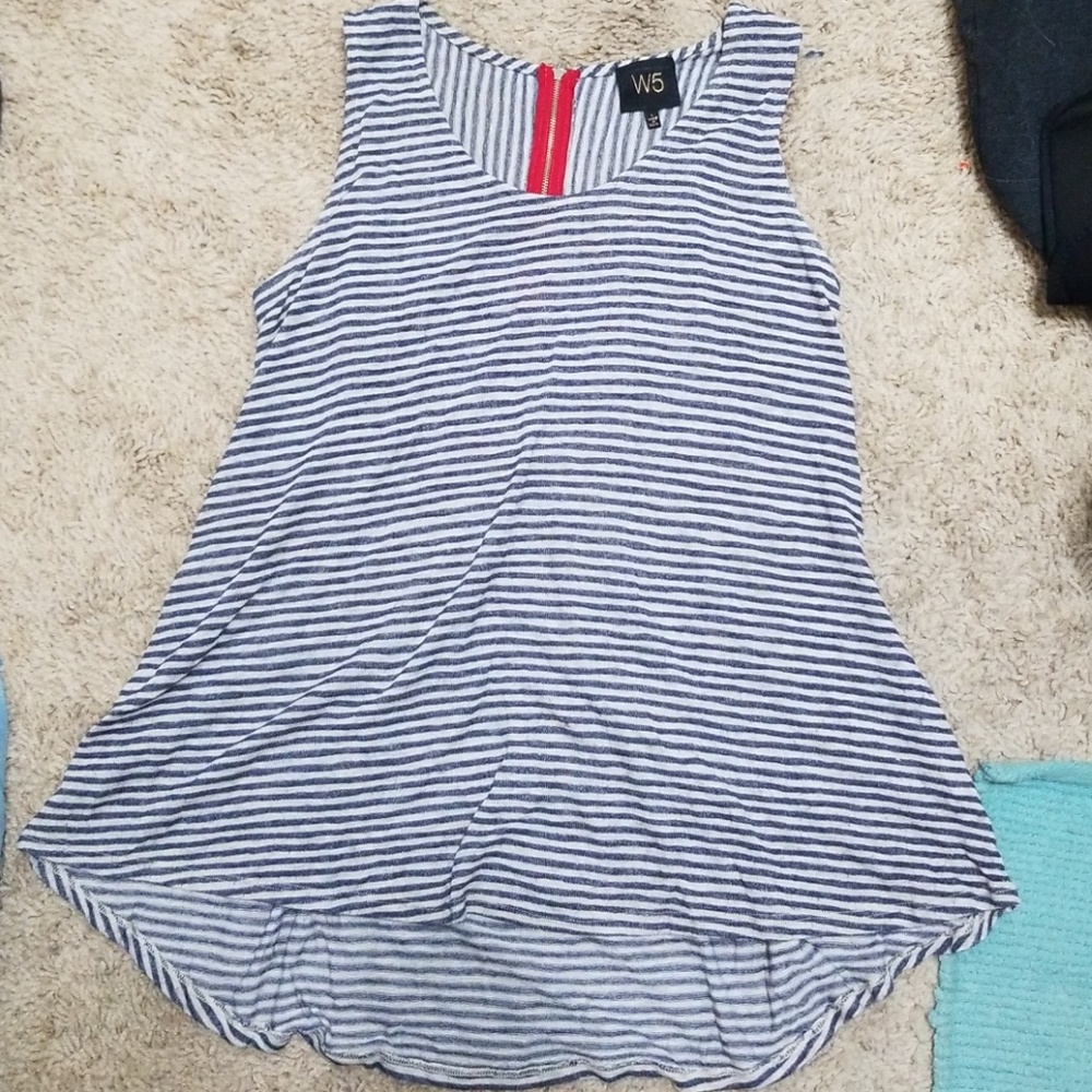Womens striped tank top